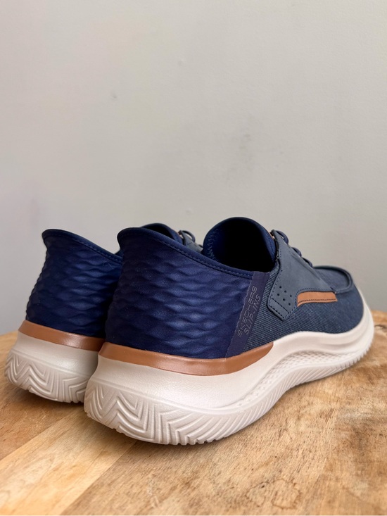 Skechers Mens Slip-Ins RF Hasting Niko Sneakers Shoes Casual Size 11 Navy Loafer main image 6
